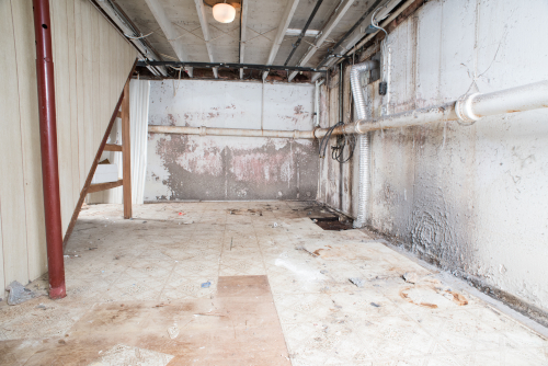 Before Basement Waterproofing in Northwest PA & Southwest New York
