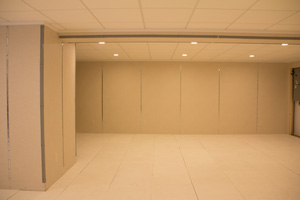 Basement wall panels and ThermalDry® insulated subfloor installed in Harborcreek