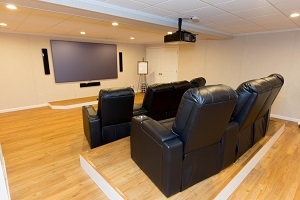 Basement theater installed in Harborcreek