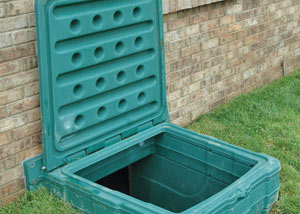 lockable crawl space access door installed in Meadville