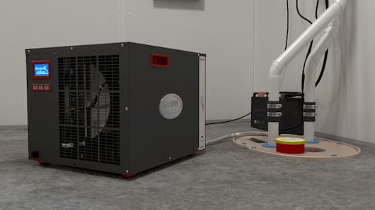 TripleSafe Sump Pump System & a Dehumidifier
