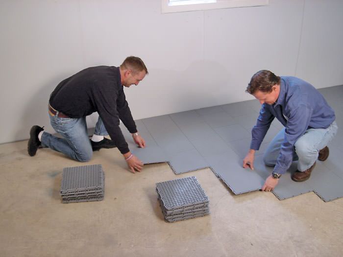 Basement Wood Flooring installed in Dunkirk, Pennsylvania & New York