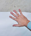 closeup of a plastic basement wall covering on concrete in Saegertown